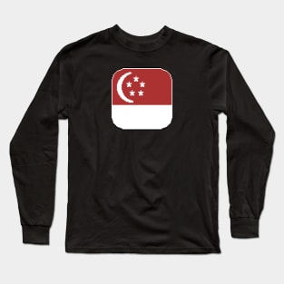 Flag of Singapore Long Sleeve T-Shirt